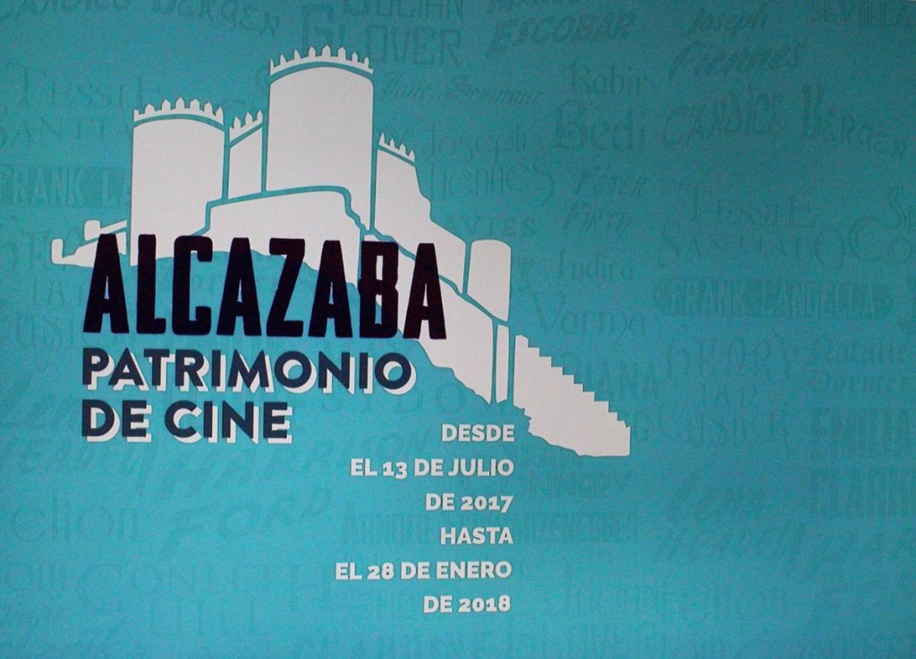 Cartel de la exposición 'Alcazaba. Patrimonio de cine'