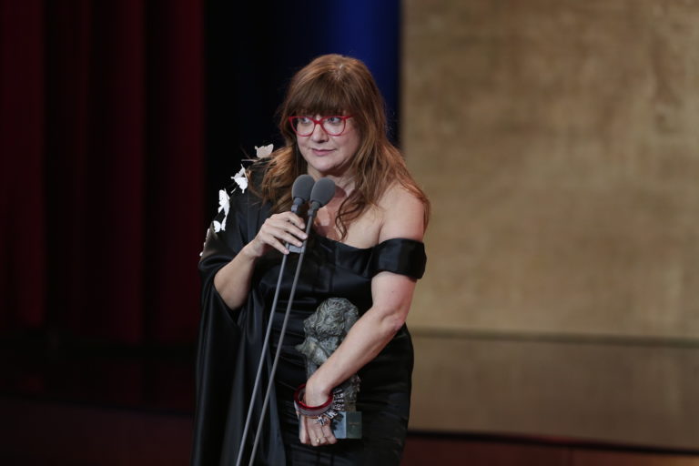 Isabel Coixet recoge uno de los Premios Goya. Foto: Academia