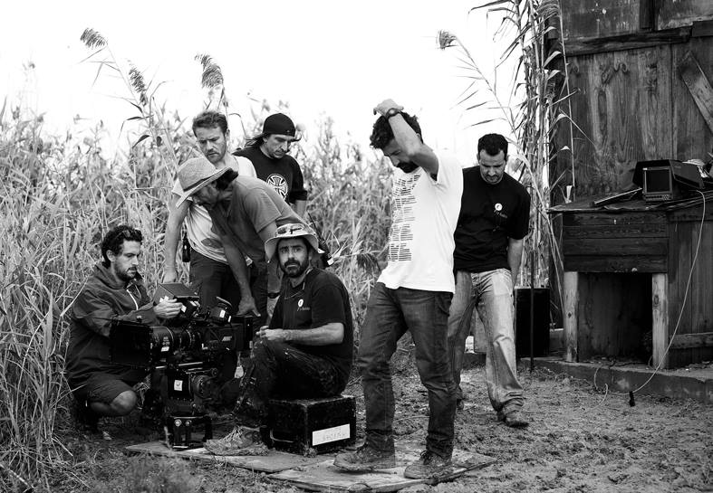 Fotografía del rodaje de 'La Isla Mínima' de Julio Vergne.