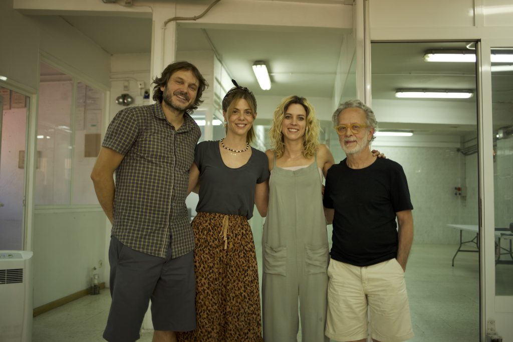 Fernando Colomo con Salva Reina, Manuela Velasco y Maggie Civantos