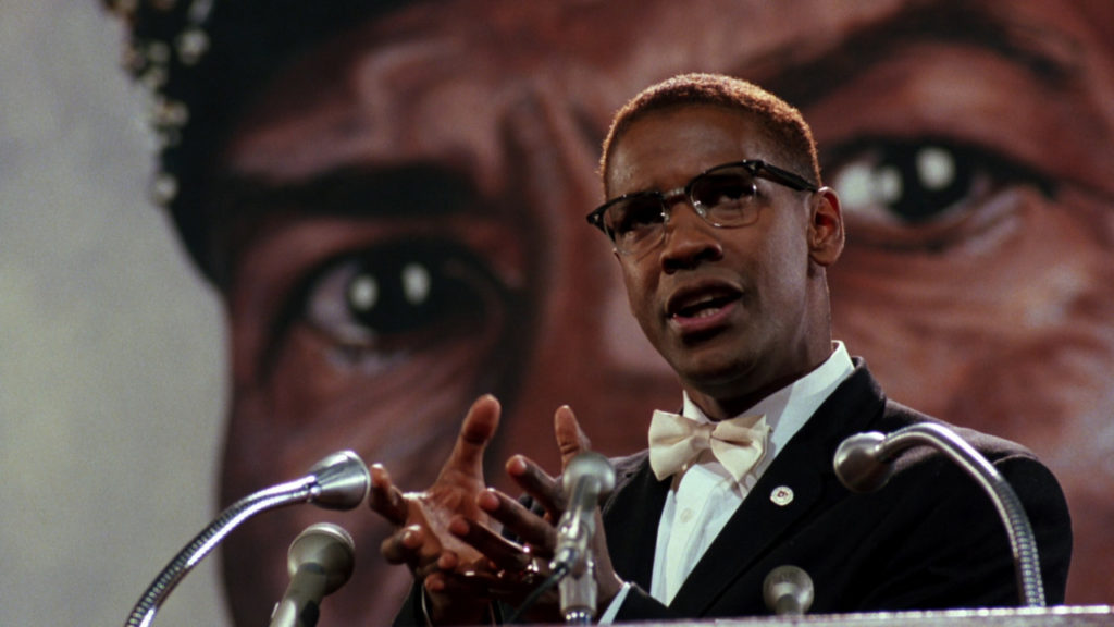 Denzel Washington encarna a Malcon X en el biopic de Spike Lee. 